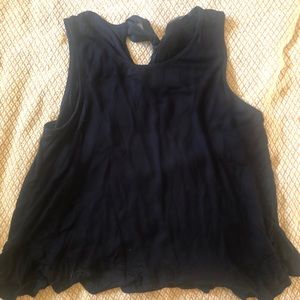 Black Tank Blouse
